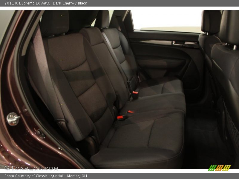 Rear Seat of 2011 Sorento LX AWD