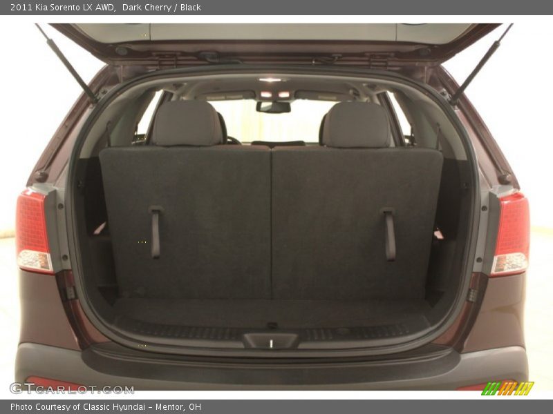 Dark Cherry / Black 2011 Kia Sorento LX AWD