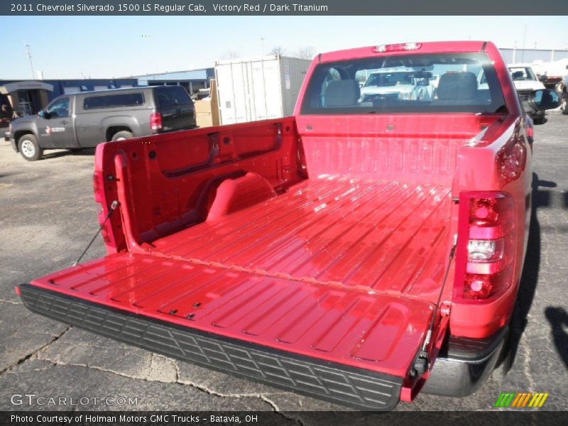 Victory Red / Dark Titanium 2011 Chevrolet Silverado 1500 LS Regular Cab