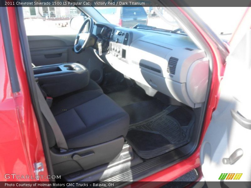 Victory Red / Dark Titanium 2011 Chevrolet Silverado 1500 LS Regular Cab