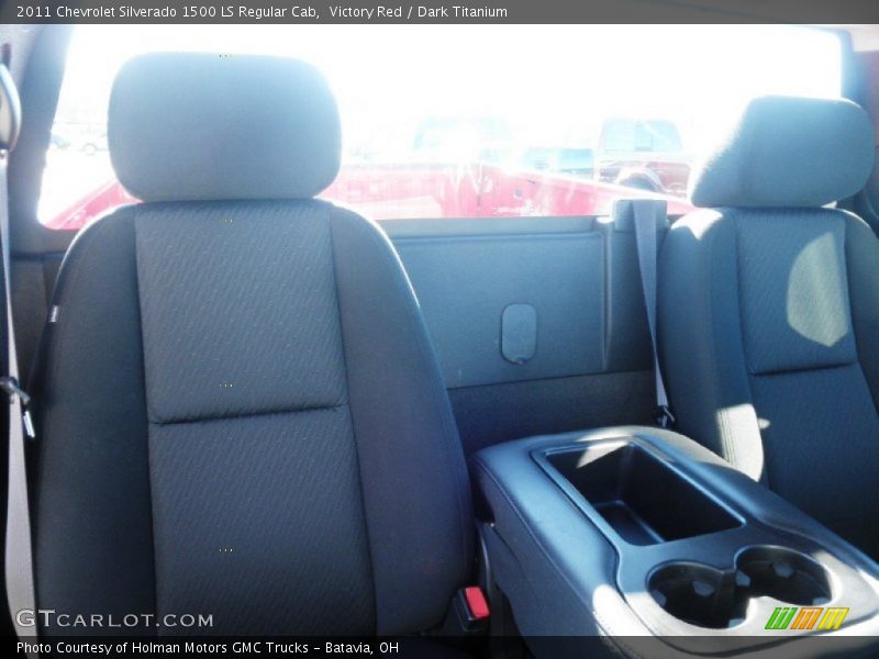 Victory Red / Dark Titanium 2011 Chevrolet Silverado 1500 LS Regular Cab