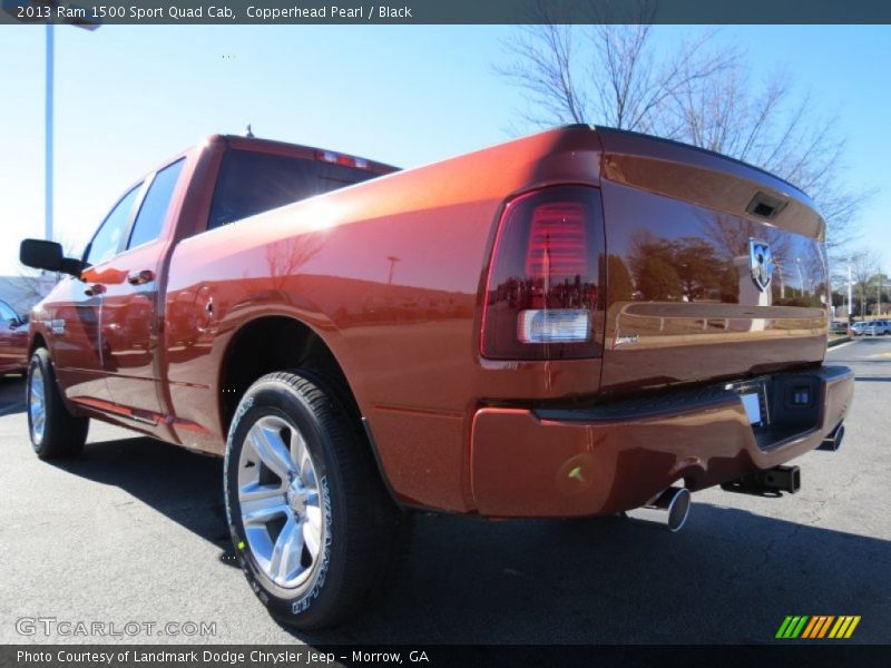 Copperhead Pearl / Black 2013 Ram 1500 Sport Quad Cab