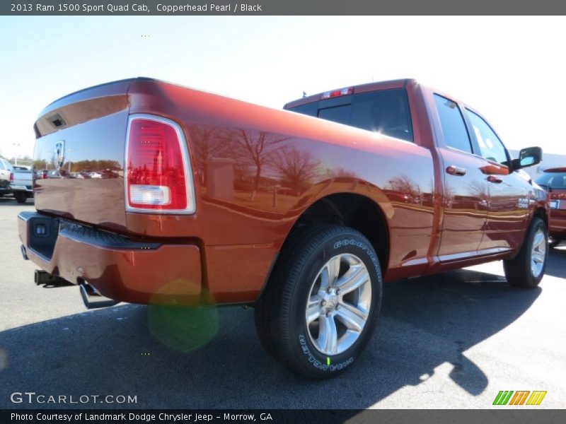 Copperhead Pearl / Black 2013 Ram 1500 Sport Quad Cab