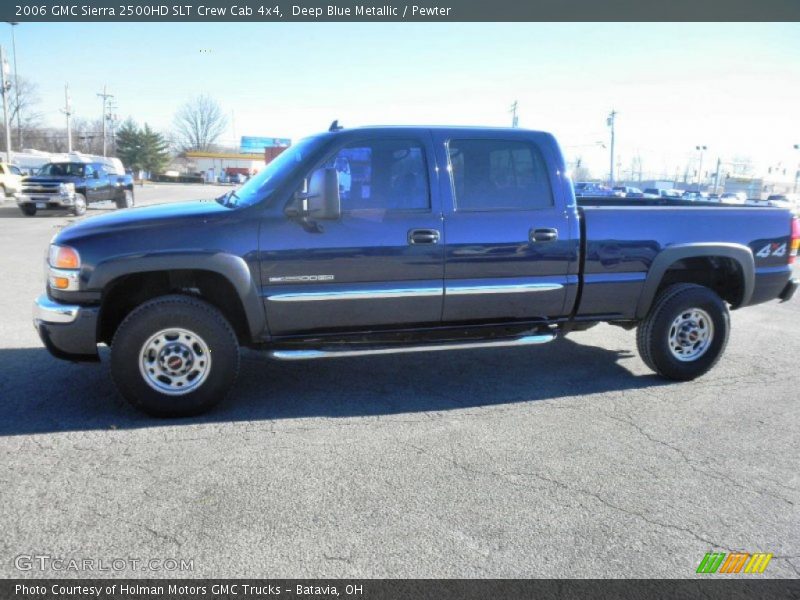 Deep Blue Metallic / Pewter 2006 GMC Sierra 2500HD SLT Crew Cab 4x4