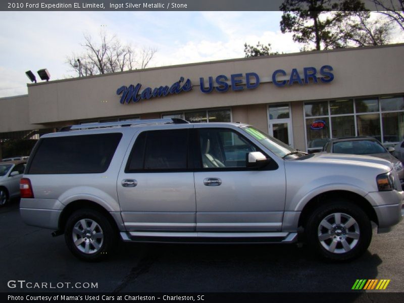 Ingot Silver Metallic / Stone 2010 Ford Expedition EL Limited