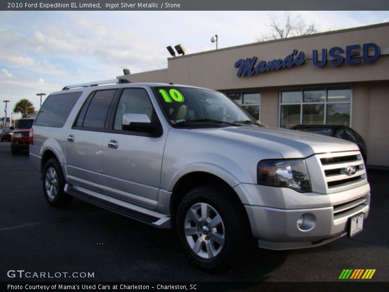 Ingot Silver Metallic / Stone 2010 Ford Expedition EL Limited