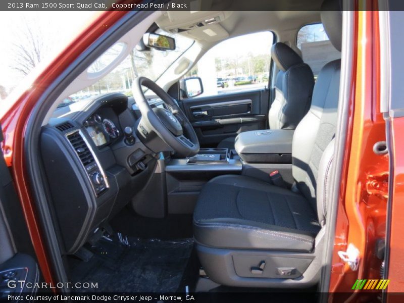  2013 1500 Sport Quad Cab Black Interior