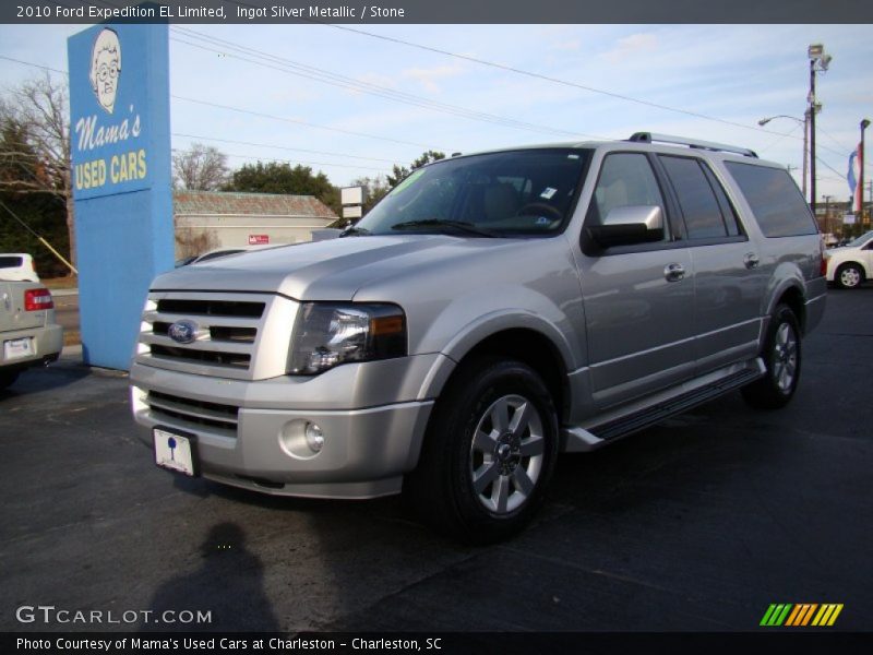 Ingot Silver Metallic / Stone 2010 Ford Expedition EL Limited