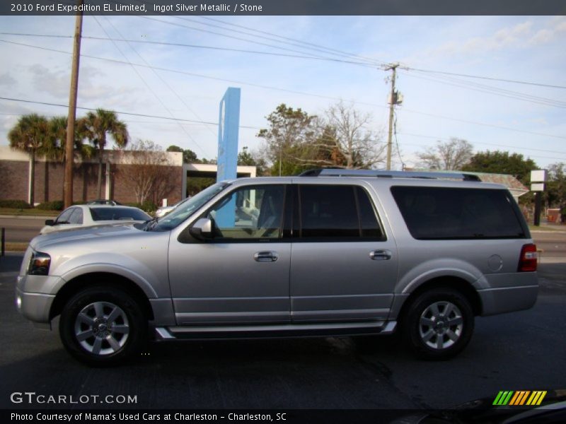 Ingot Silver Metallic / Stone 2010 Ford Expedition EL Limited