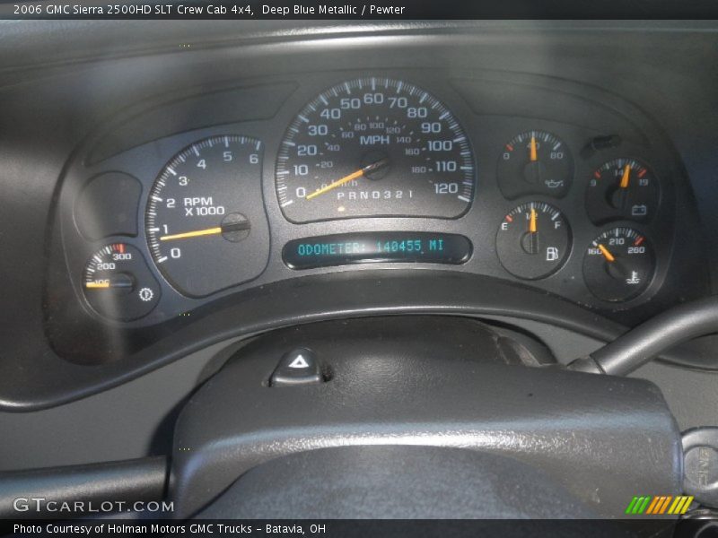 Deep Blue Metallic / Pewter 2006 GMC Sierra 2500HD SLT Crew Cab 4x4