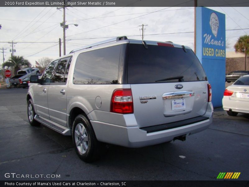 Ingot Silver Metallic / Stone 2010 Ford Expedition EL Limited