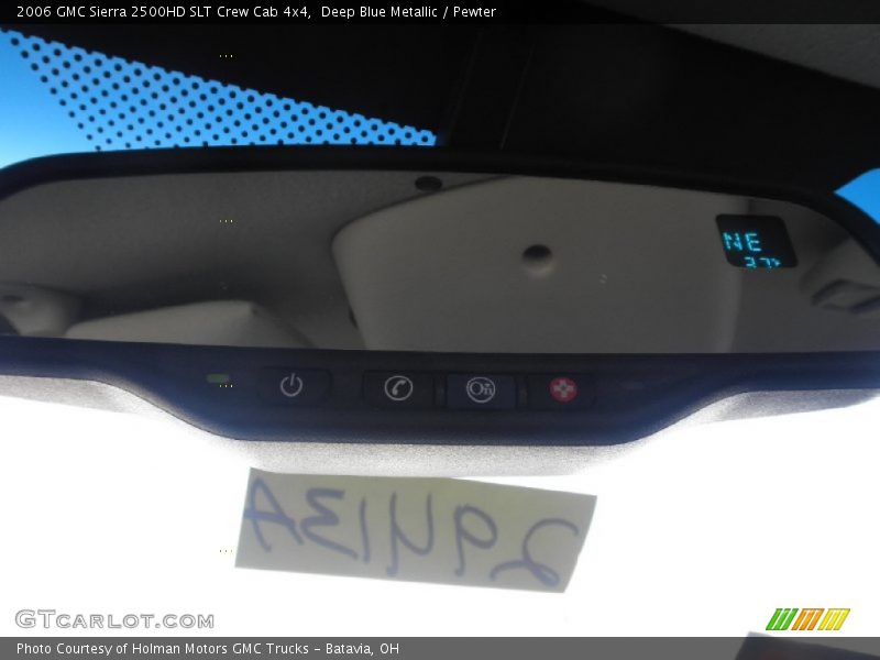 Deep Blue Metallic / Pewter 2006 GMC Sierra 2500HD SLT Crew Cab 4x4