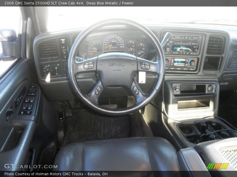 Deep Blue Metallic / Pewter 2006 GMC Sierra 2500HD SLT Crew Cab 4x4