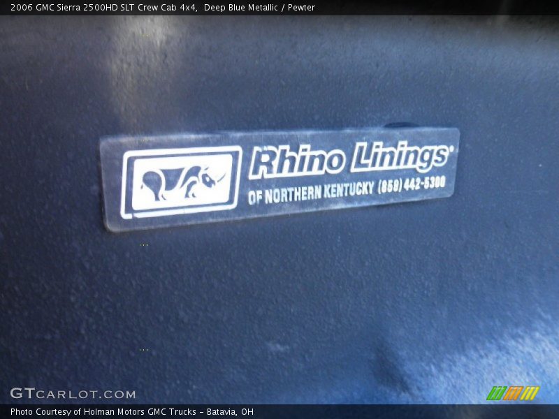 Deep Blue Metallic / Pewter 2006 GMC Sierra 2500HD SLT Crew Cab 4x4
