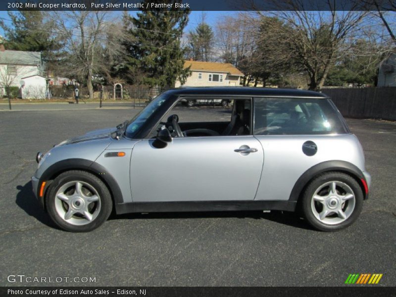 Pure Silver Metallic / Panther Black 2002 Mini Cooper Hardtop