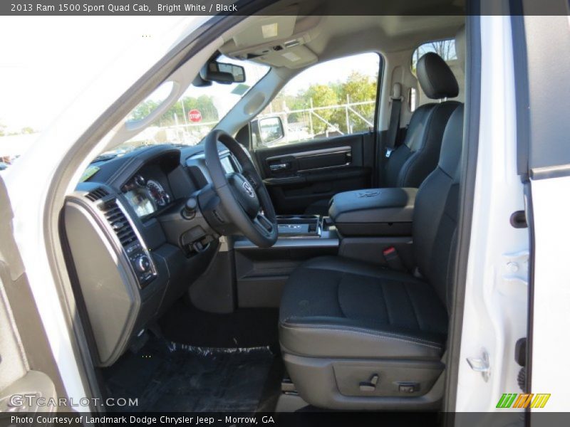  2013 1500 Sport Quad Cab Black Interior