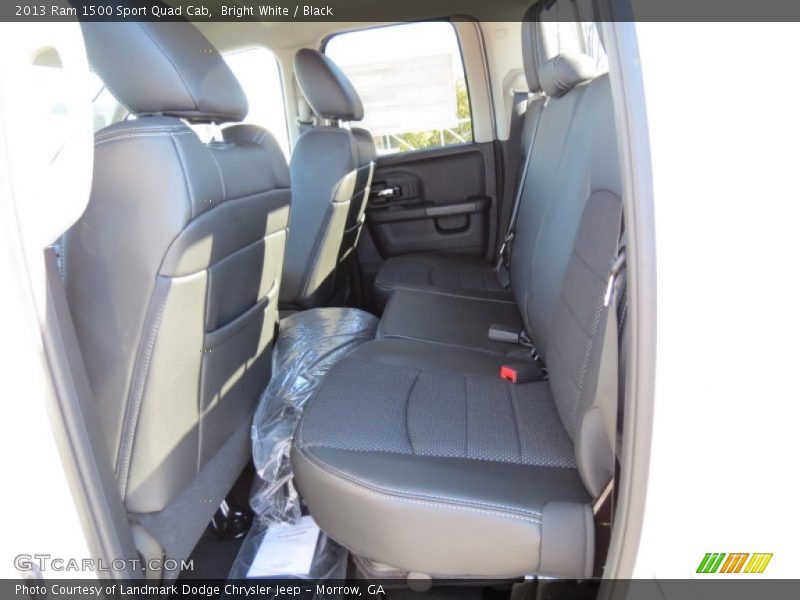Rear Seat of 2013 1500 Sport Quad Cab