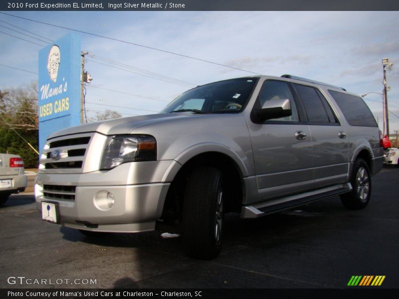 Ingot Silver Metallic / Stone 2010 Ford Expedition EL Limited