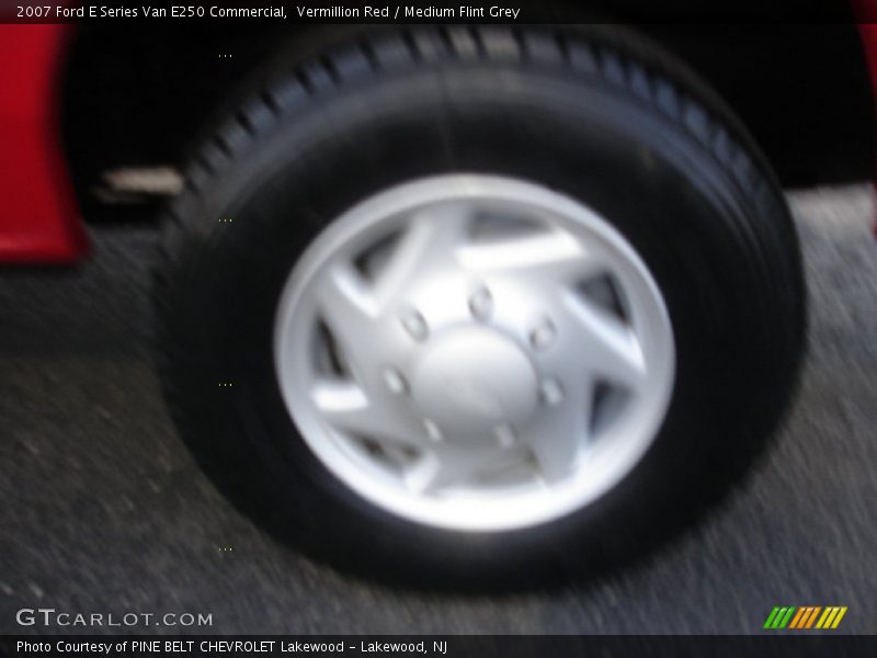Vermillion Red / Medium Flint Grey 2007 Ford E Series Van E250 Commercial