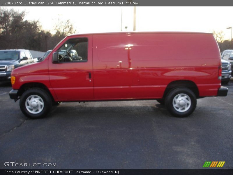  2007 E Series Van E250 Commercial Vermillion Red