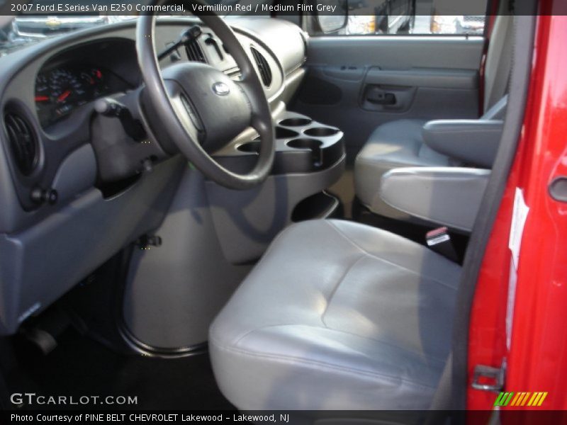  2007 E Series Van E250 Commercial Medium Flint Grey Interior
