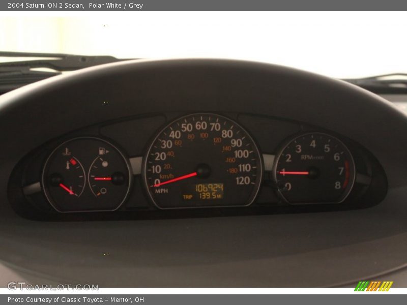 Polar White / Grey 2004 Saturn ION 2 Sedan