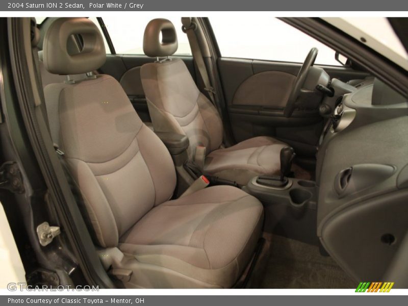 Polar White / Grey 2004 Saturn ION 2 Sedan