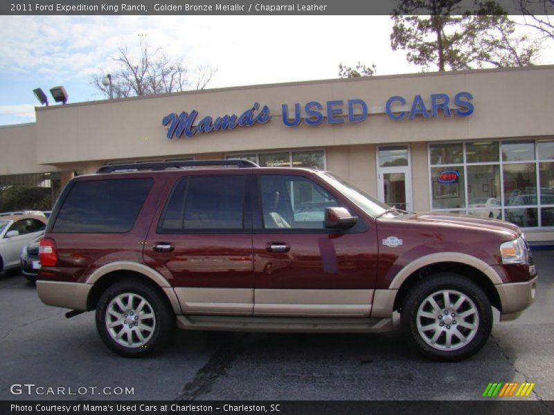 Golden Bronze Metallic / Chaparral Leather 2011 Ford Expedition King Ranch