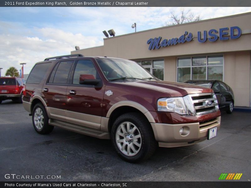 Golden Bronze Metallic / Chaparral Leather 2011 Ford Expedition King Ranch