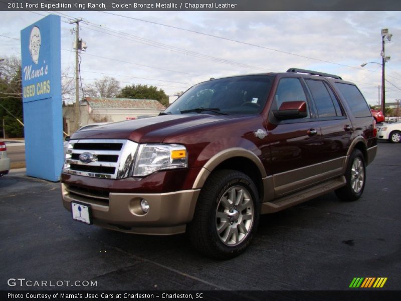 Golden Bronze Metallic / Chaparral Leather 2011 Ford Expedition King Ranch
