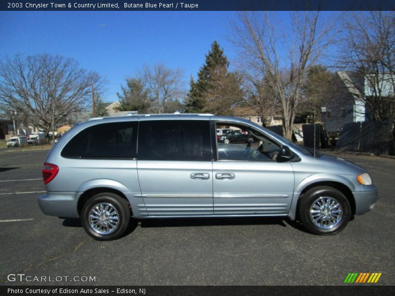 Butane Blue Pearl / Taupe 2003 Chrysler Town & Country Limited