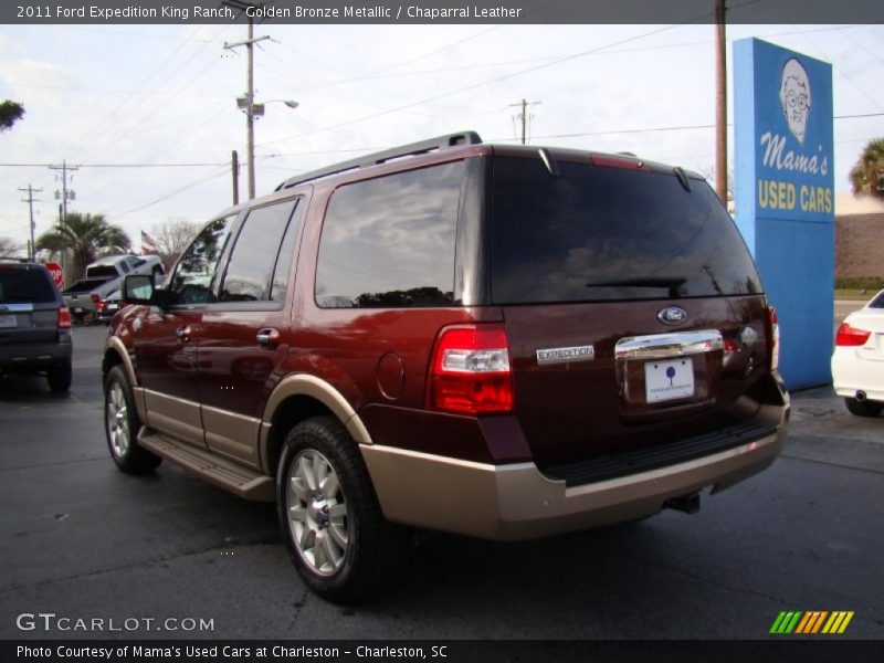 Golden Bronze Metallic / Chaparral Leather 2011 Ford Expedition King Ranch