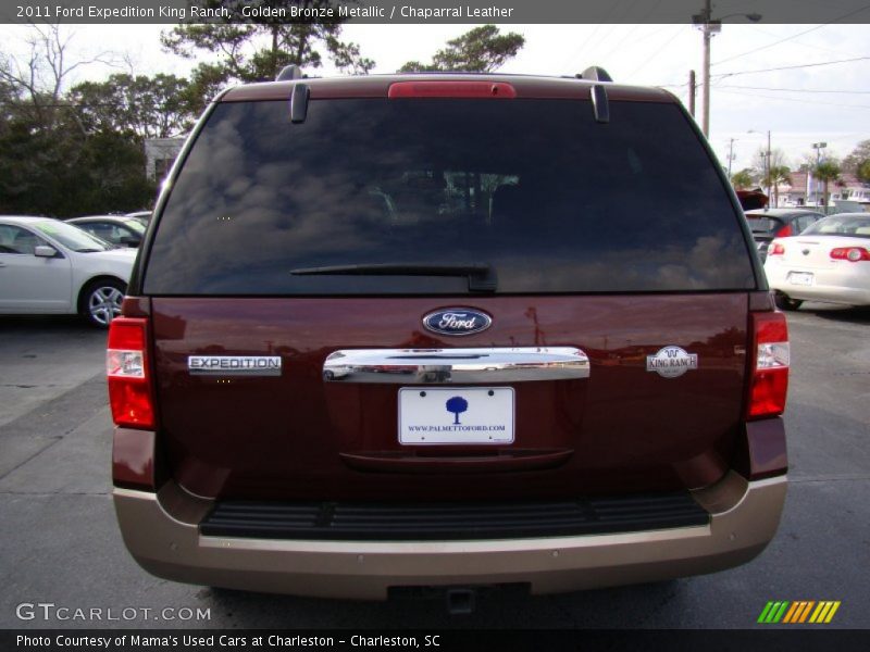 Golden Bronze Metallic / Chaparral Leather 2011 Ford Expedition King Ranch