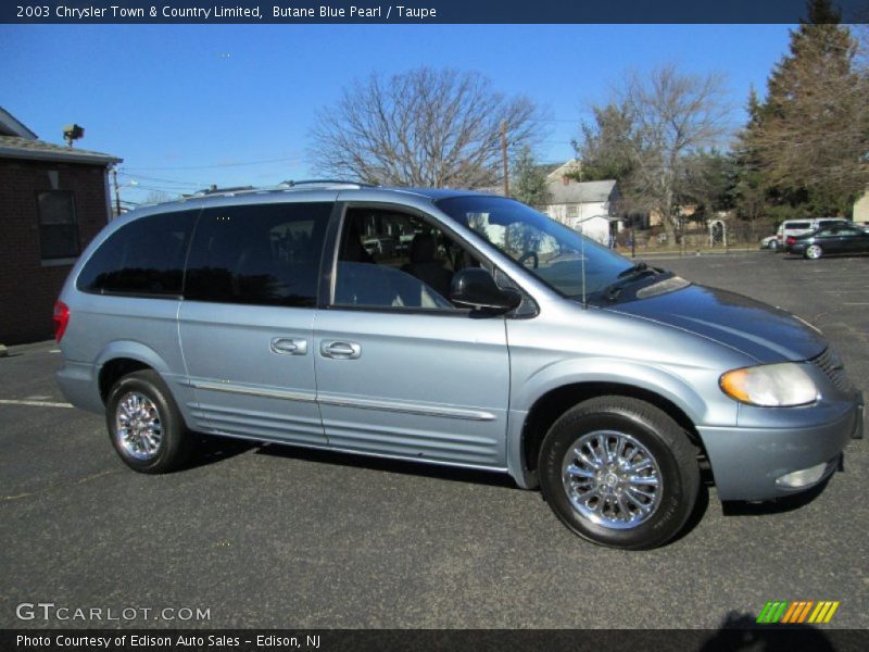 Butane Blue Pearl / Taupe 2003 Chrysler Town & Country Limited
