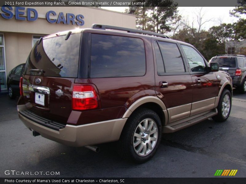 Golden Bronze Metallic / Chaparral Leather 2011 Ford Expedition King Ranch