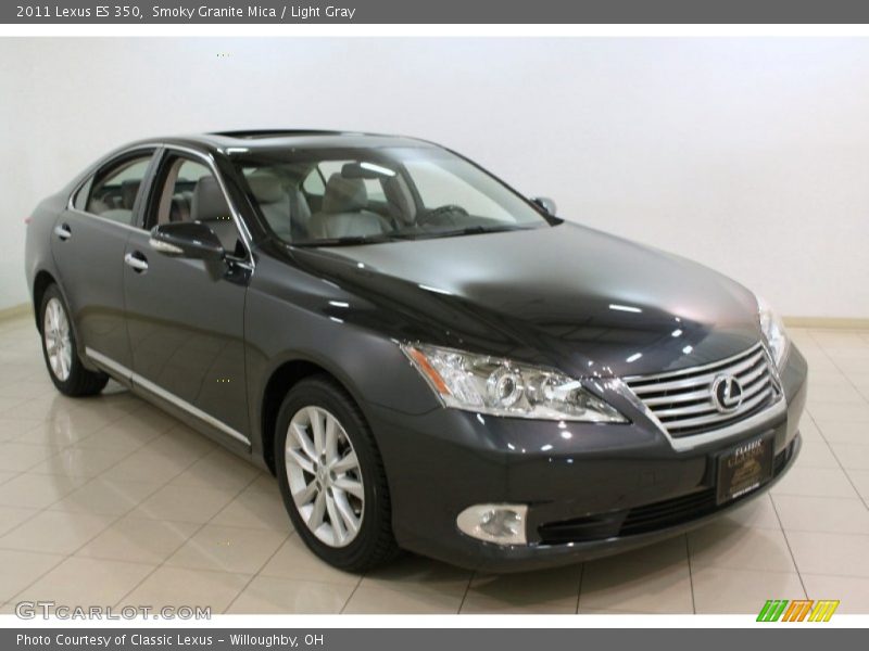 Smoky Granite Mica / Light Gray 2011 Lexus ES 350