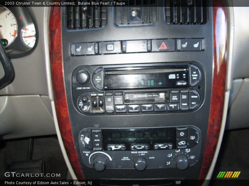 Controls of 2003 Town & Country Limited