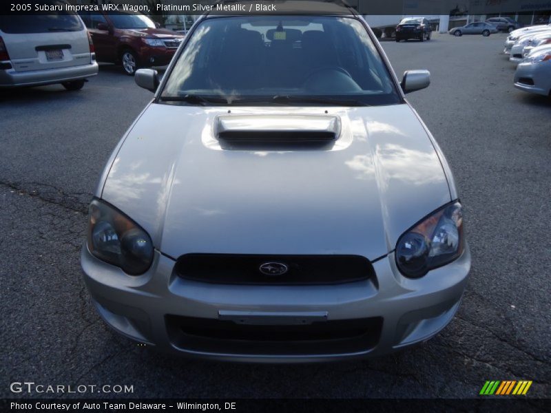 Platinum Silver Metallic / Black 2005 Subaru Impreza WRX Wagon