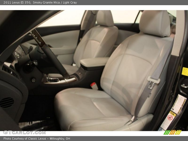 Smoky Granite Mica / Light Gray 2011 Lexus ES 350
