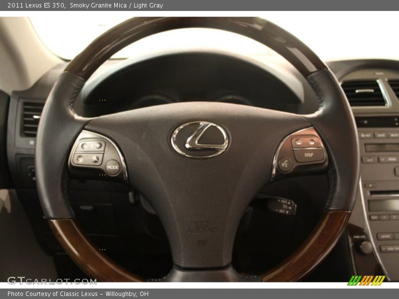 Smoky Granite Mica / Light Gray 2011 Lexus ES 350