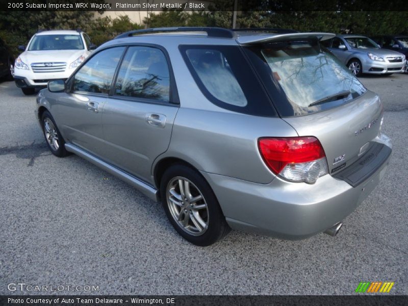 Platinum Silver Metallic / Black 2005 Subaru Impreza WRX Wagon