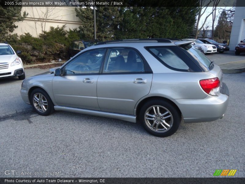 Platinum Silver Metallic / Black 2005 Subaru Impreza WRX Wagon