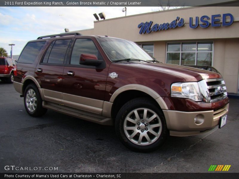 Golden Bronze Metallic / Chaparral Leather 2011 Ford Expedition King Ranch