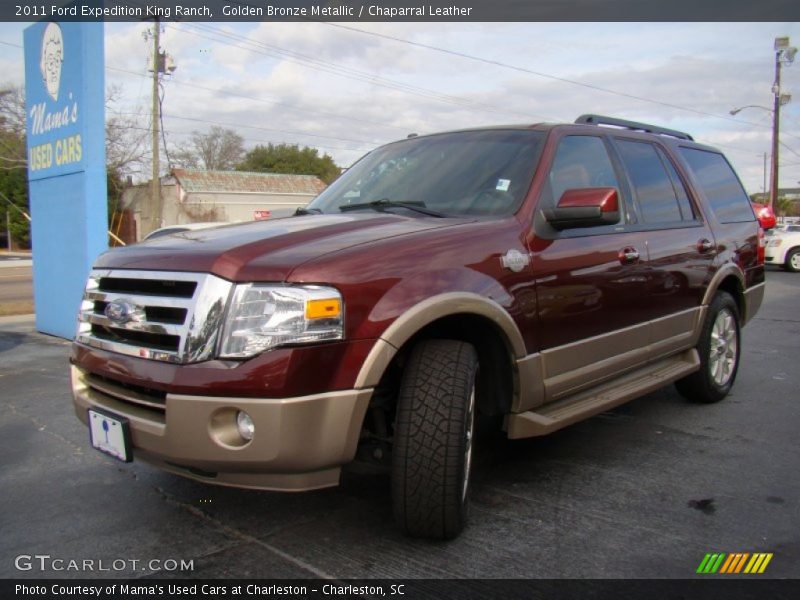 Golden Bronze Metallic / Chaparral Leather 2011 Ford Expedition King Ranch