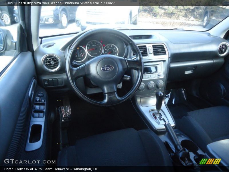 Platinum Silver Metallic / Black 2005 Subaru Impreza WRX Wagon