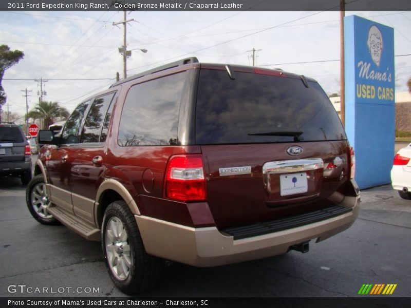 Golden Bronze Metallic / Chaparral Leather 2011 Ford Expedition King Ranch