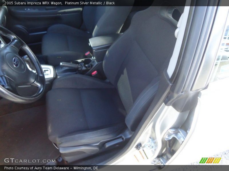 Platinum Silver Metallic / Black 2005 Subaru Impreza WRX Wagon