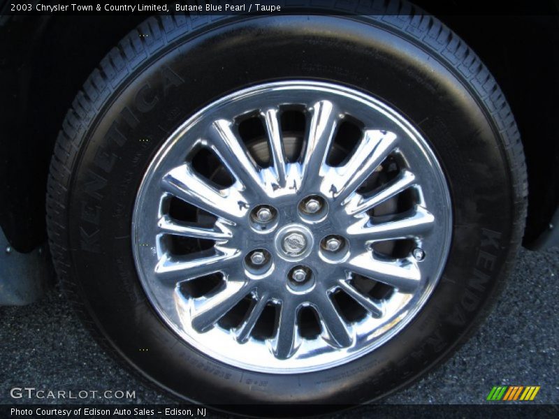 Butane Blue Pearl / Taupe 2003 Chrysler Town & Country Limited