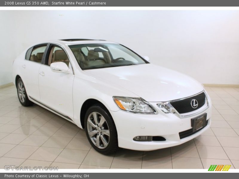 Starfire White Pearl / Cashmere 2008 Lexus GS 350 AWD