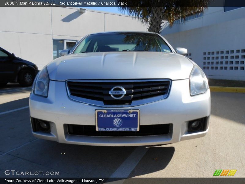 Radiant Silver Metallic / Charcoal Black 2008 Nissan Maxima 3.5 SE